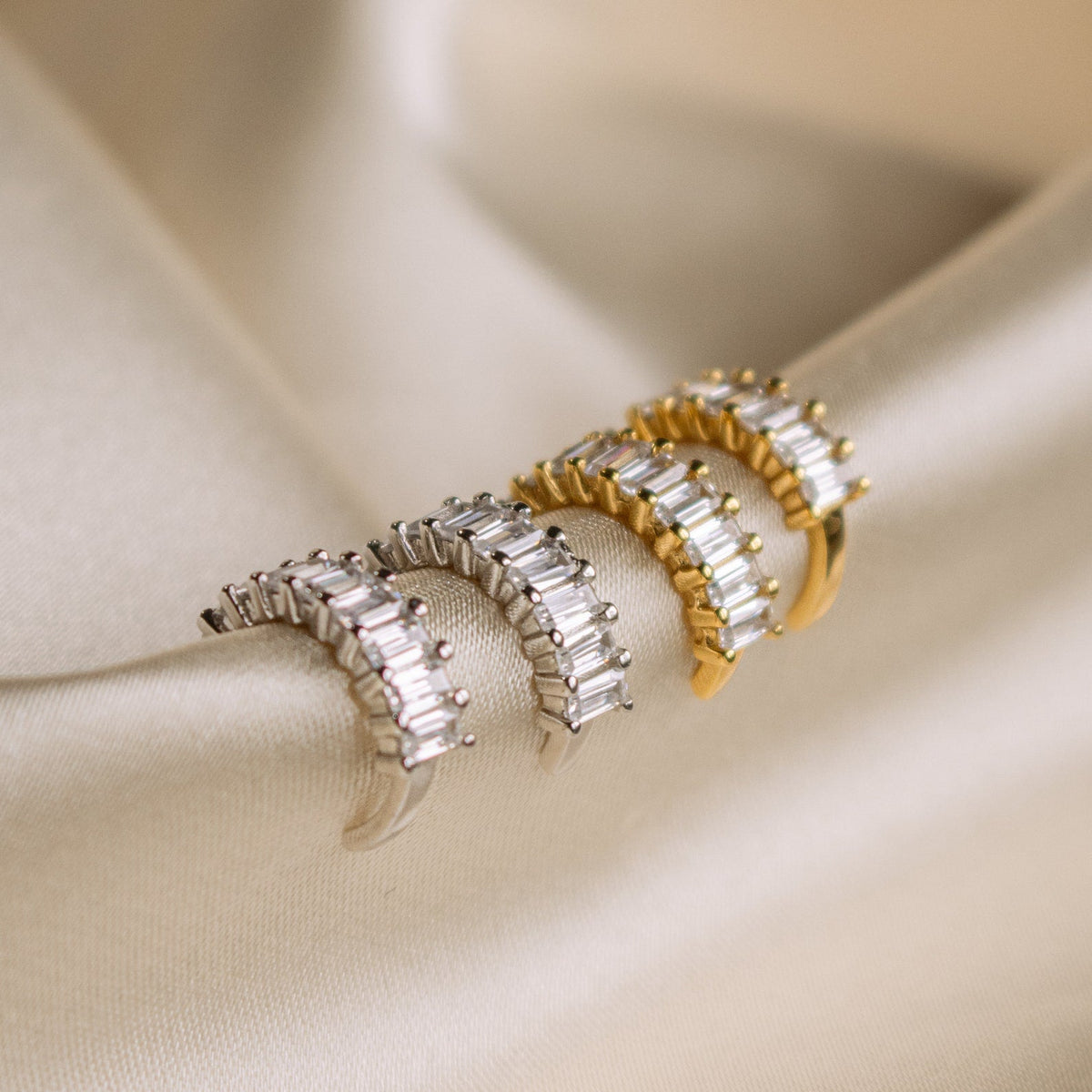 Baguette ear cuffs