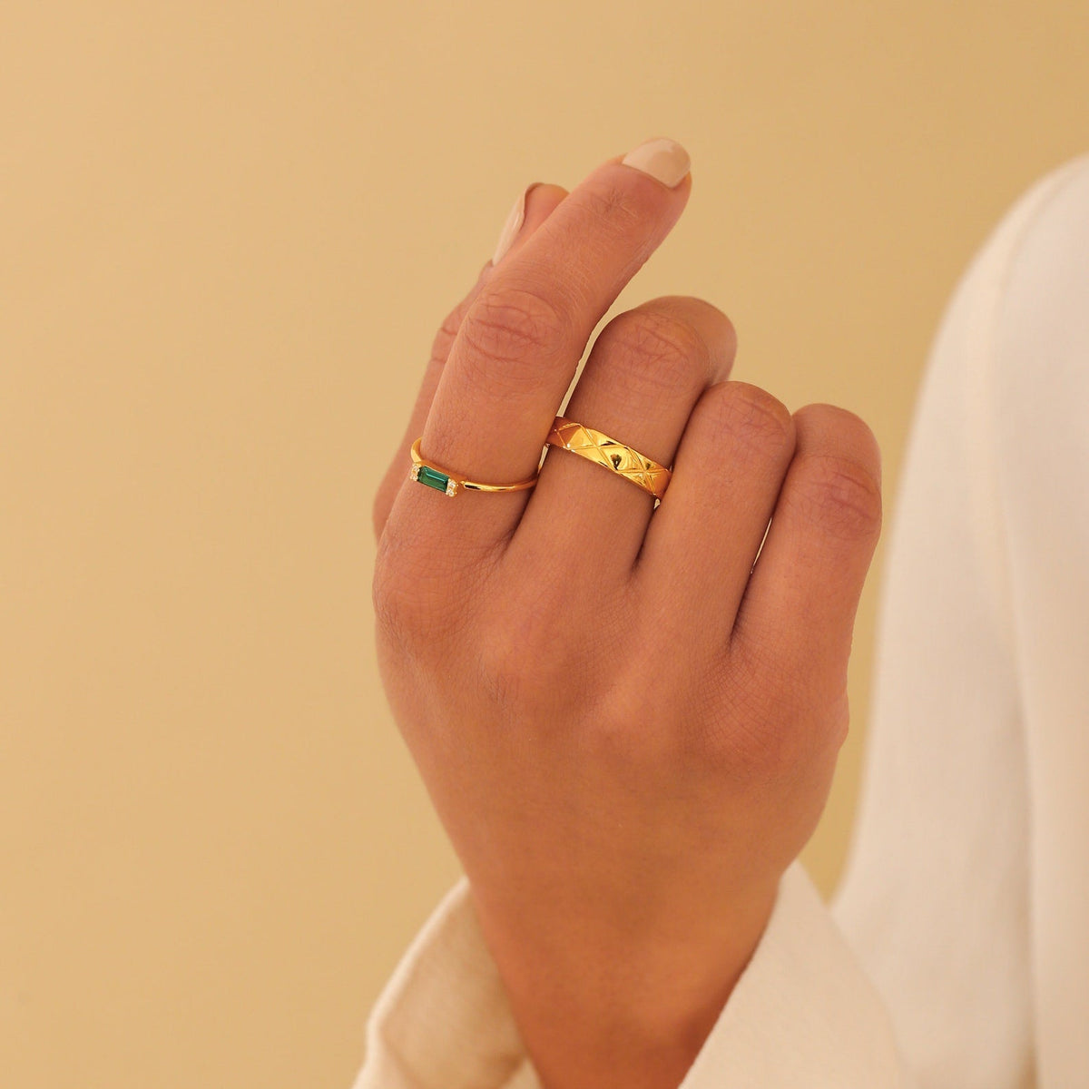 Empire emerald ring