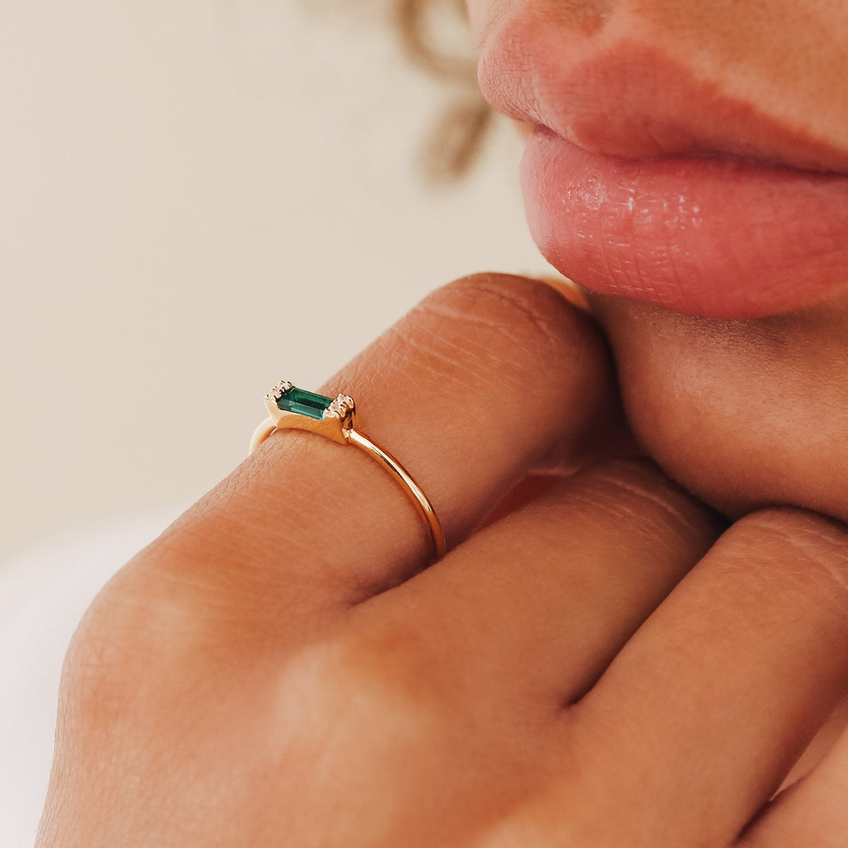 Empire emerald ring