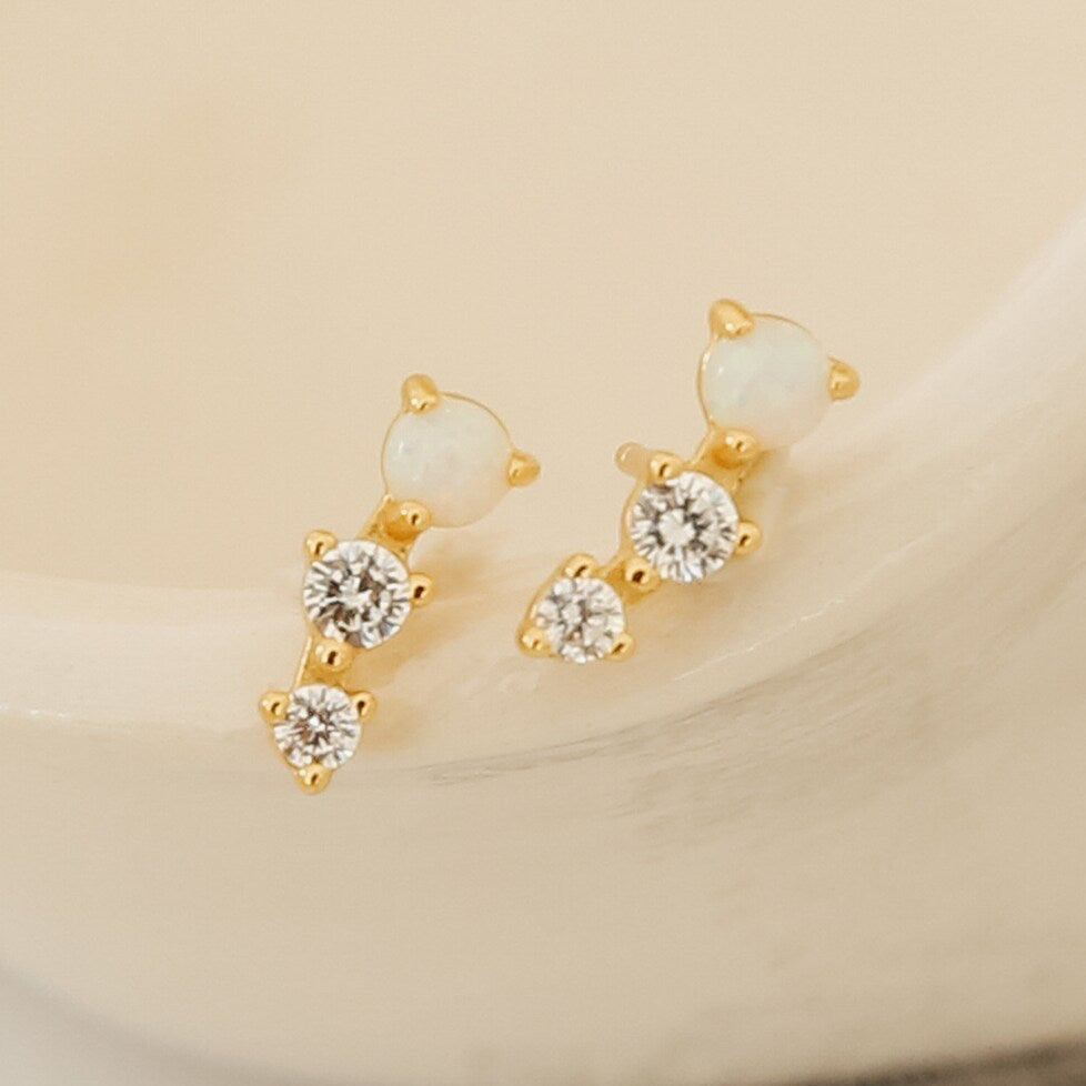 Maeve opal studs