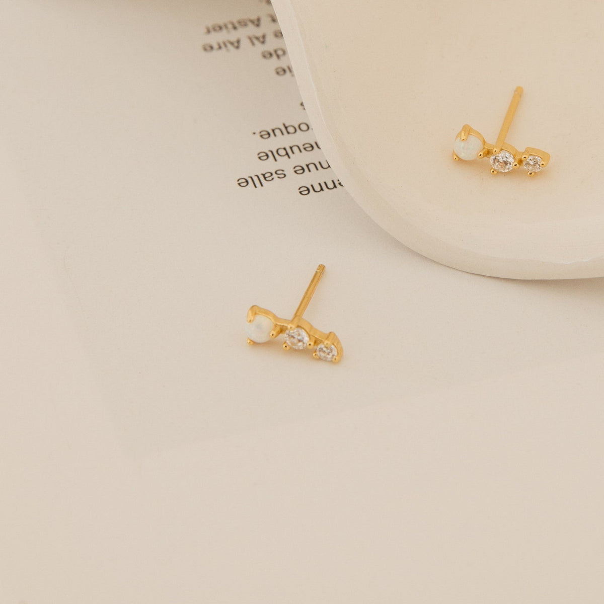 Maeve opal studs
