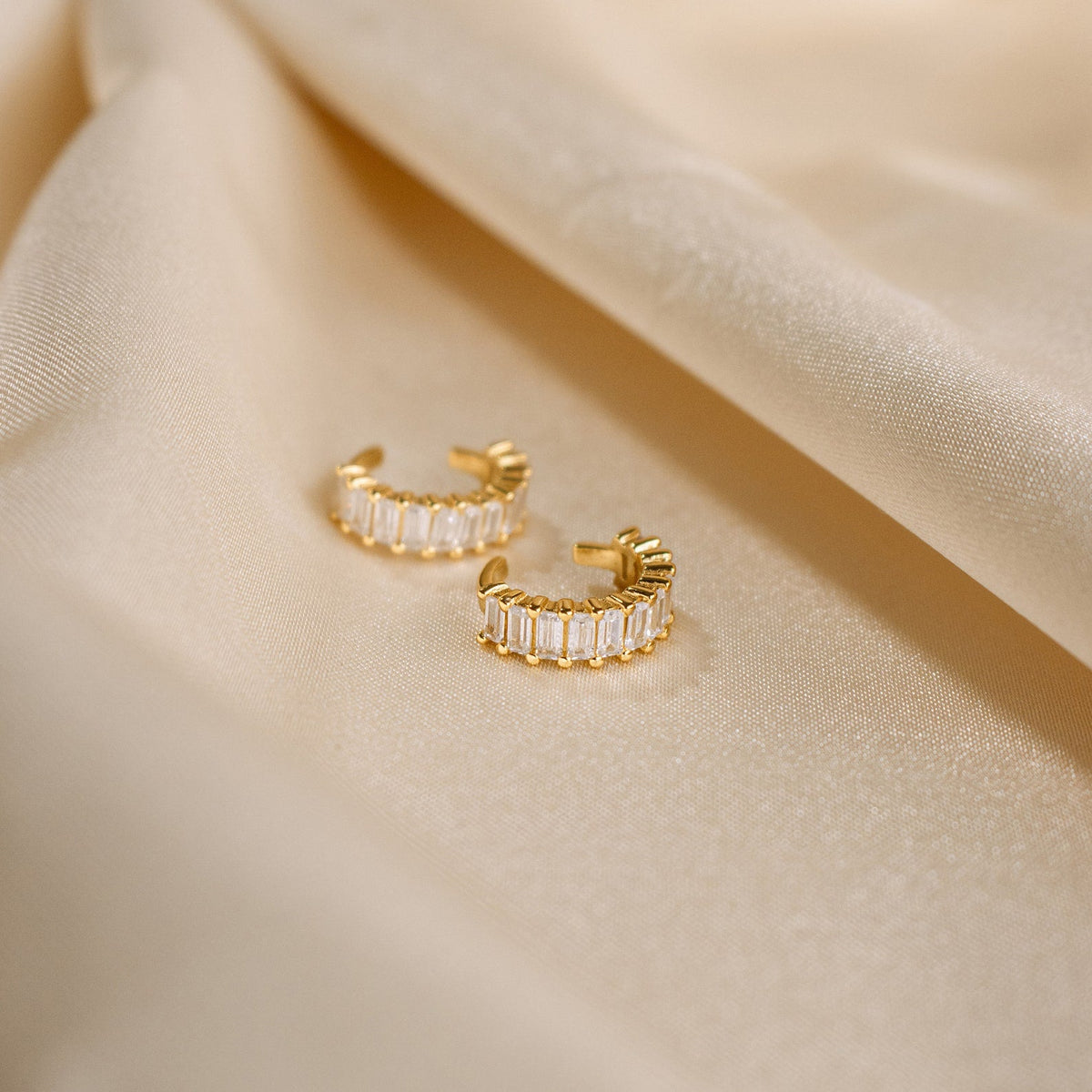 Baguette ear cuffs