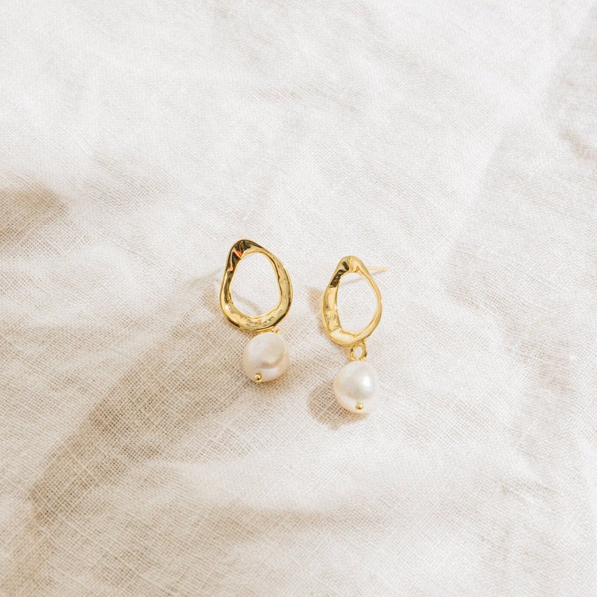 Rebecca pearl drop earrings