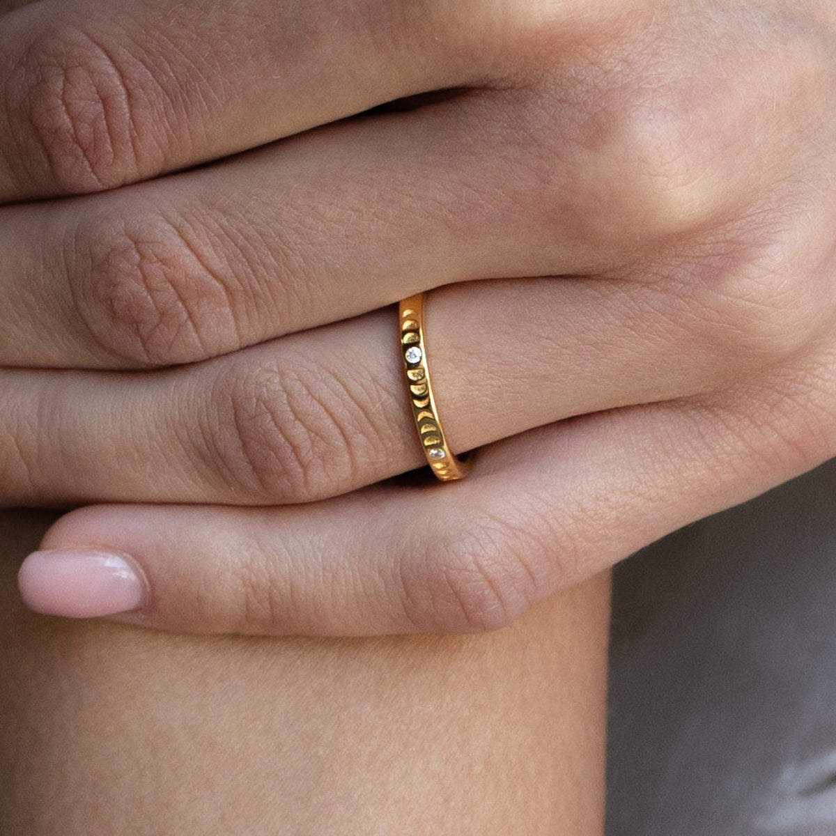 Augustine moon phase ring