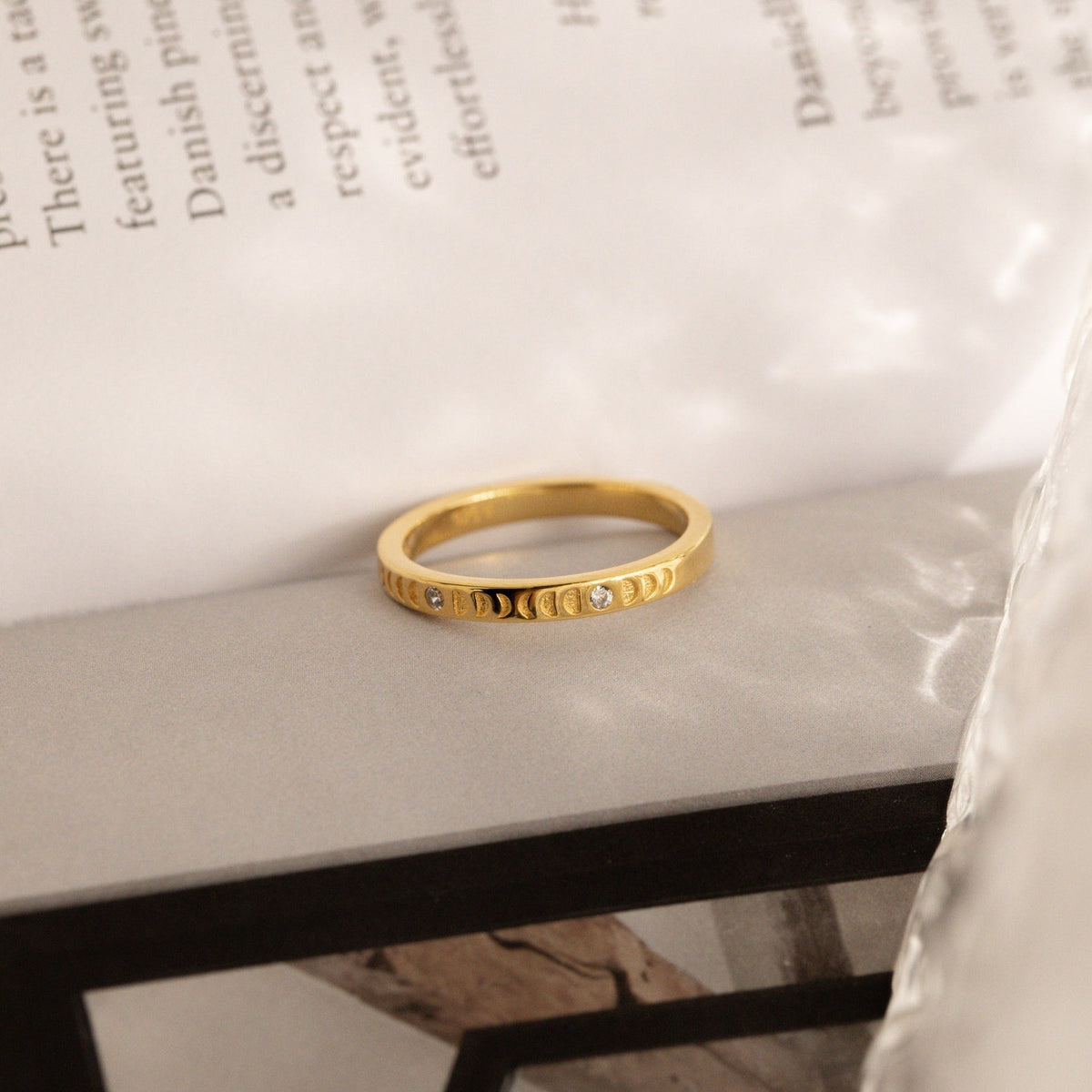 Augustine moon phase ring