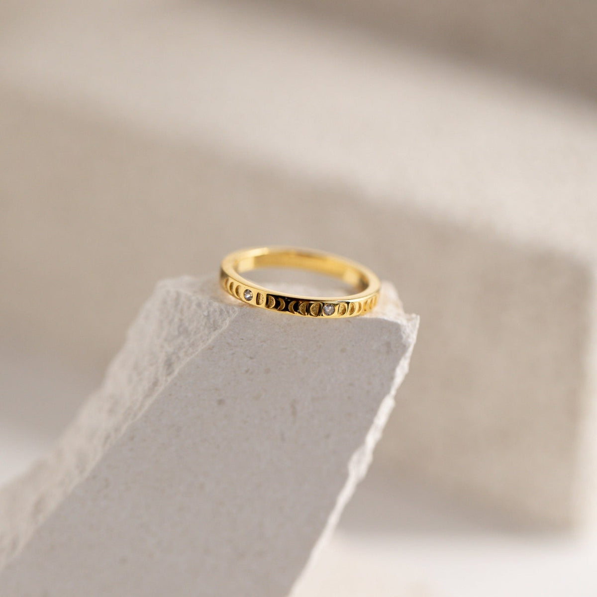 Augustine moon phase ring