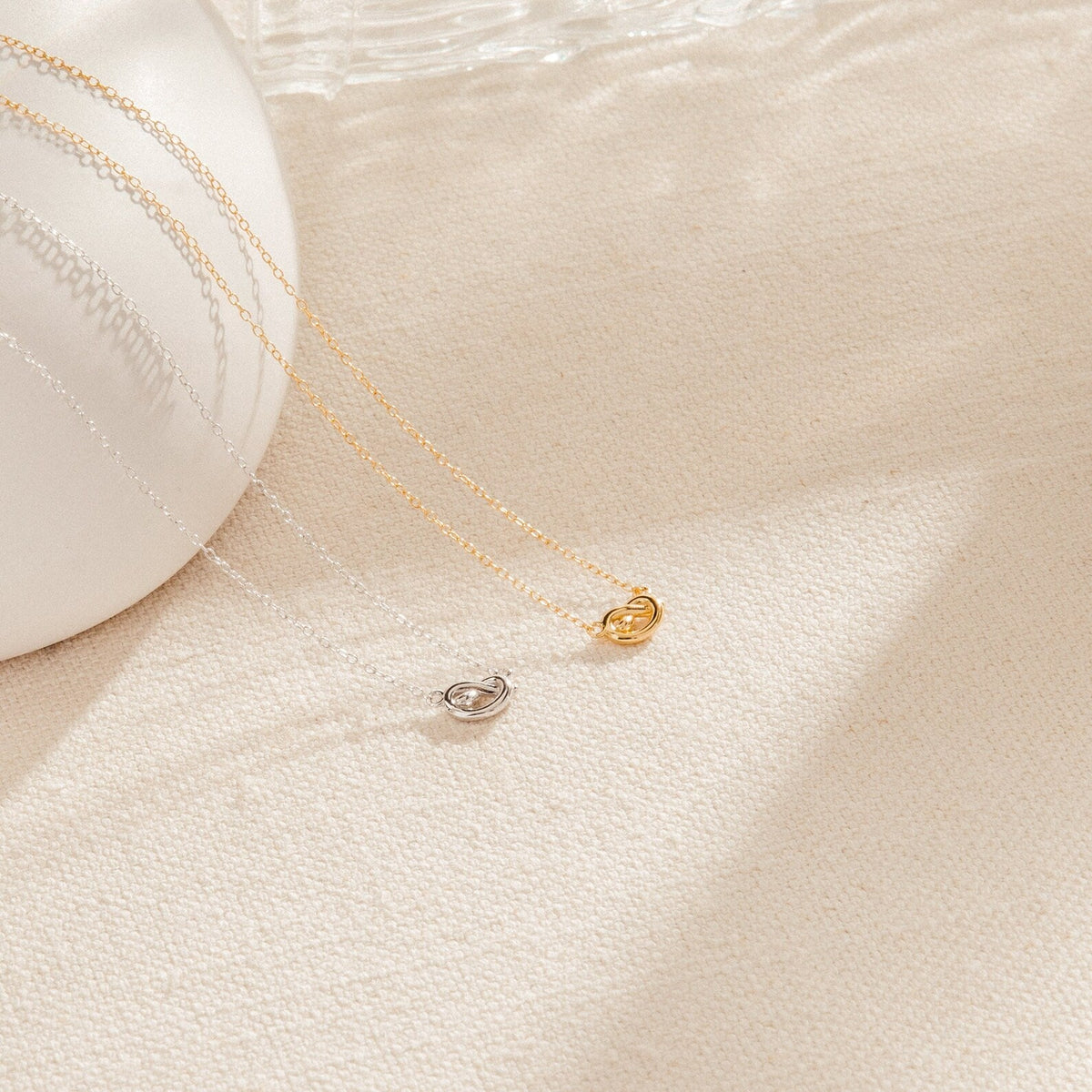 Love knot necklace