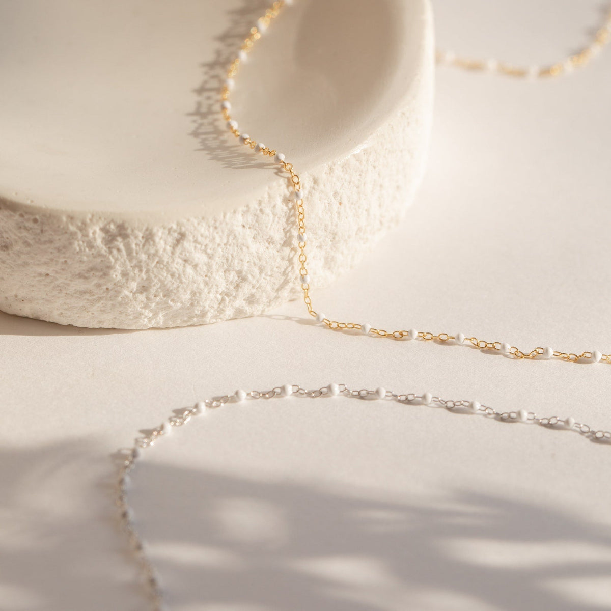 White station necklace