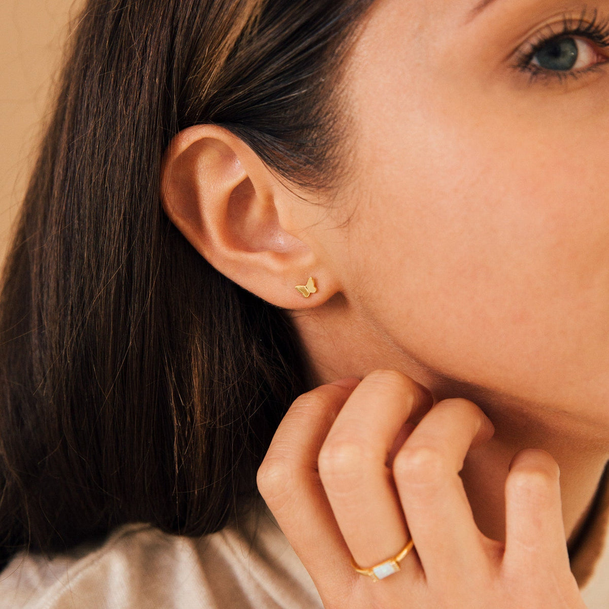 Emilia butterfly studs