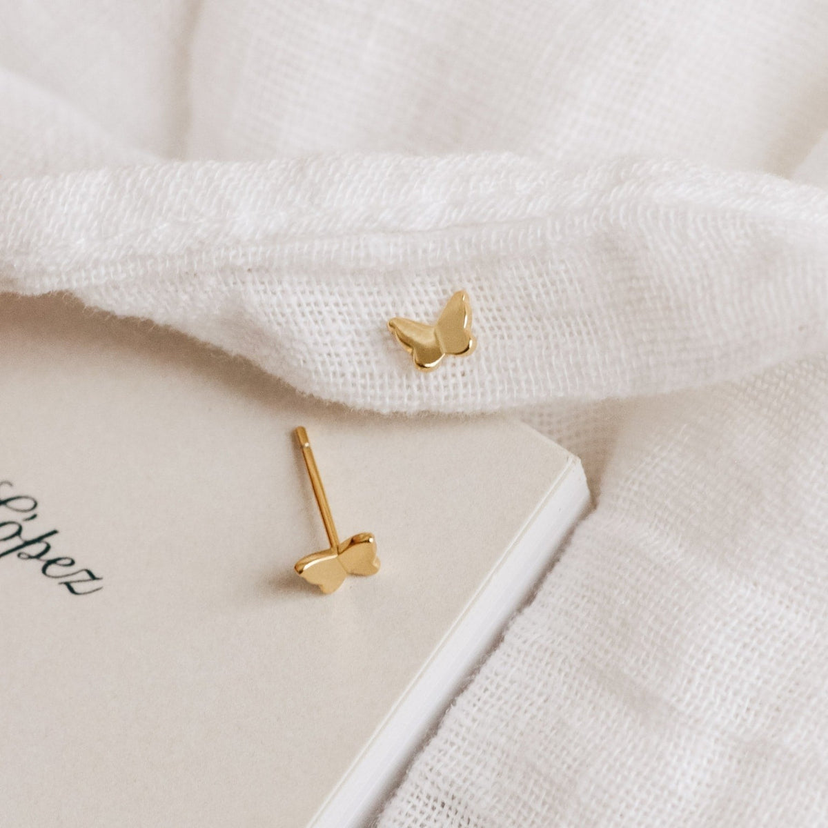 Emilia butterfly studs