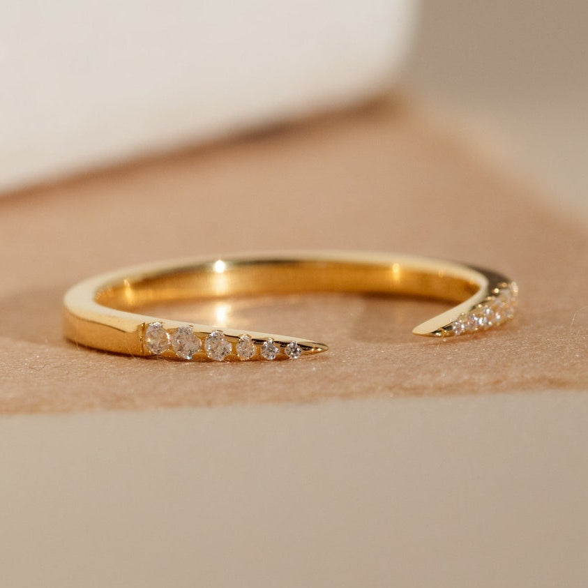 Jessie duo pave ring