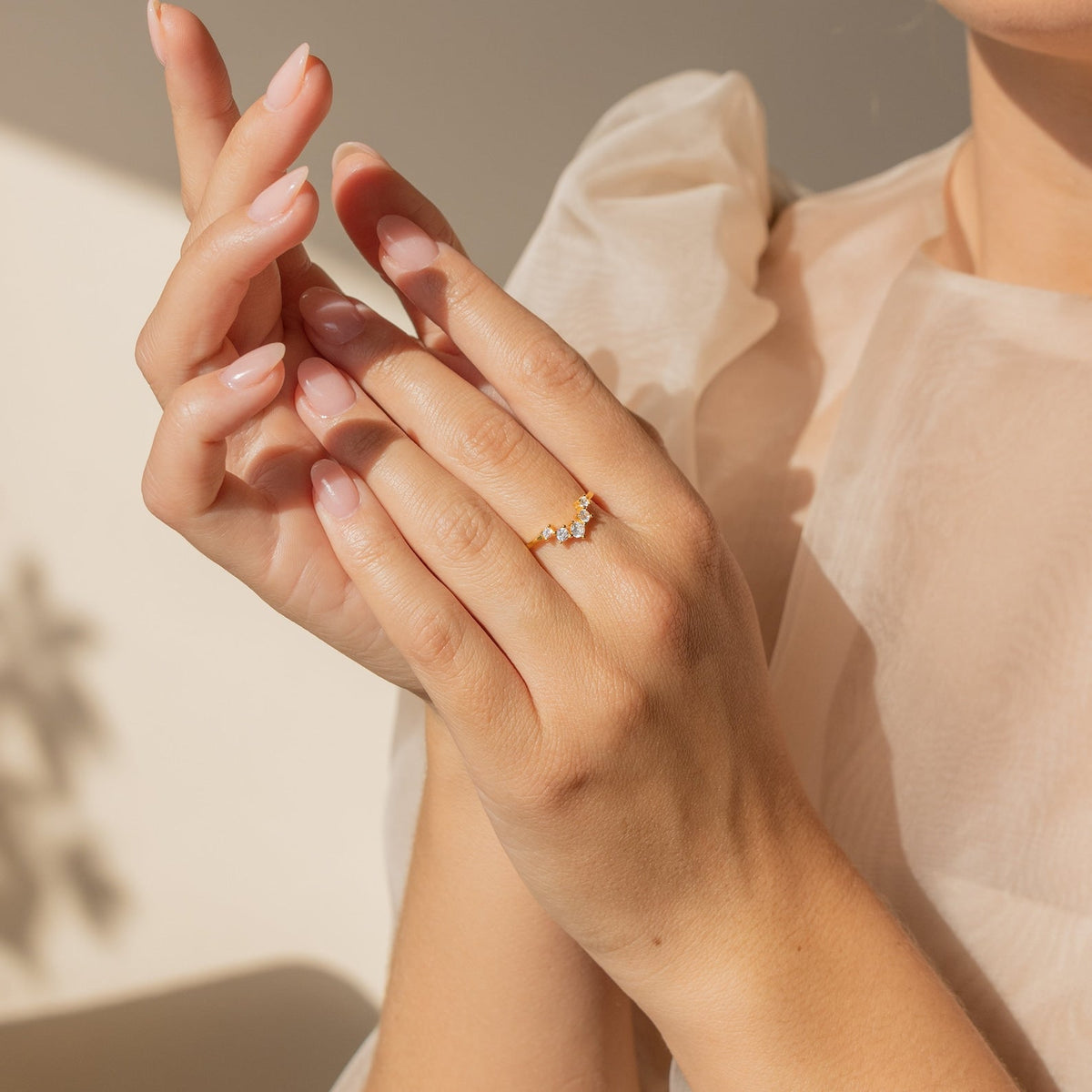 Marina chevron ring
