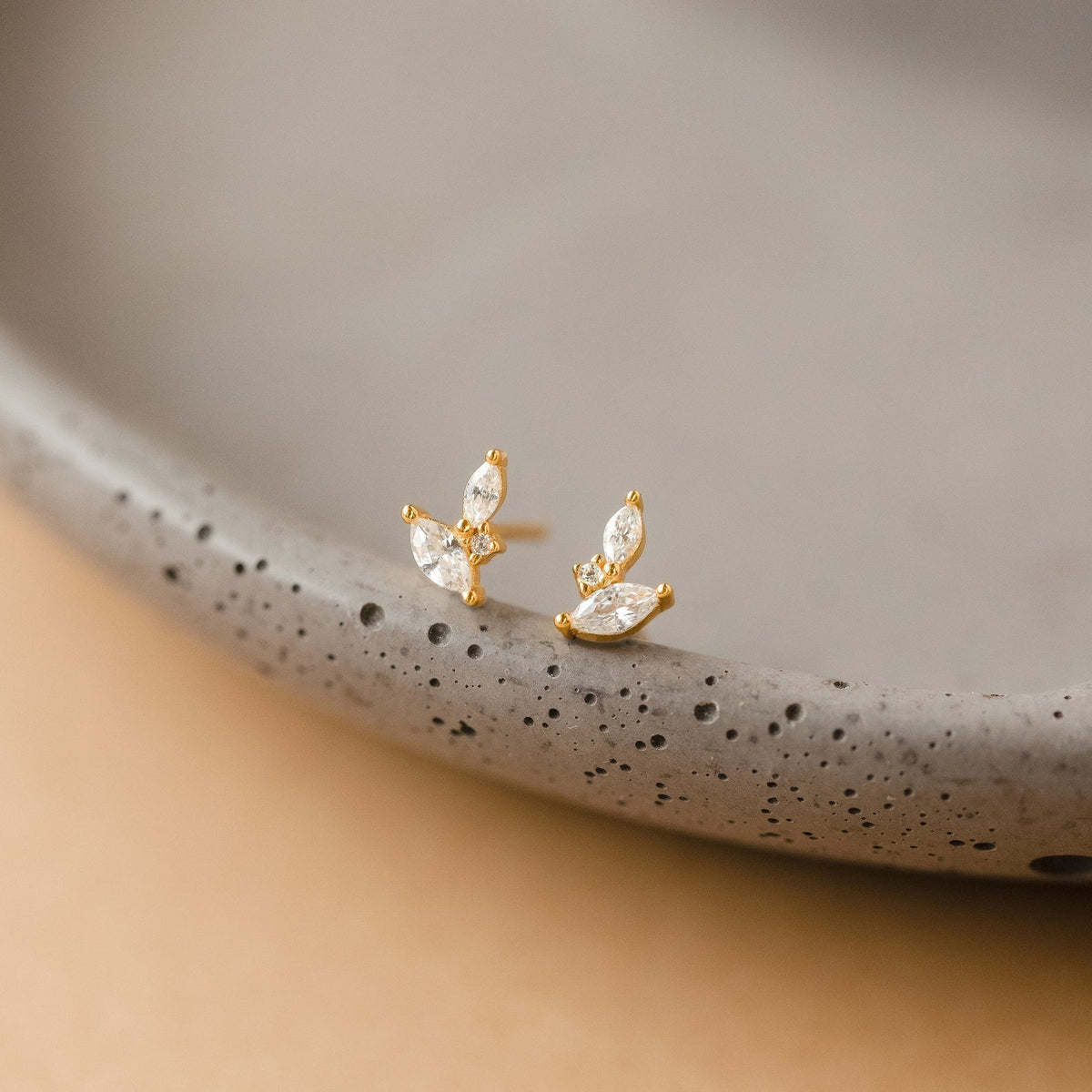 Flora marquise studs 1