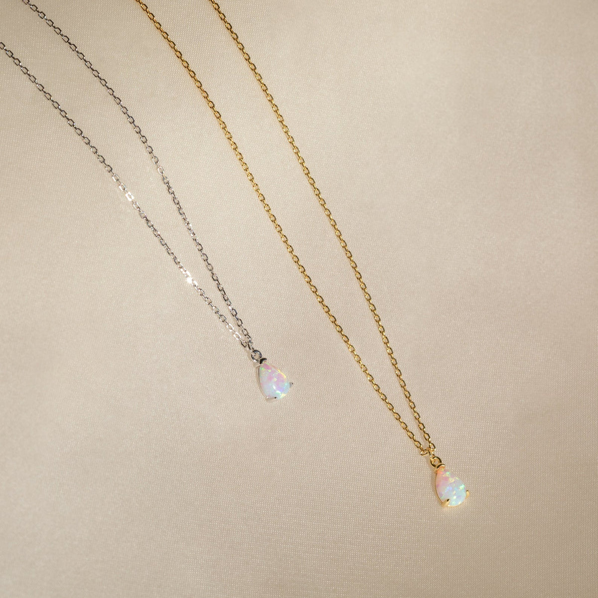 Tabitha opal drop necklace