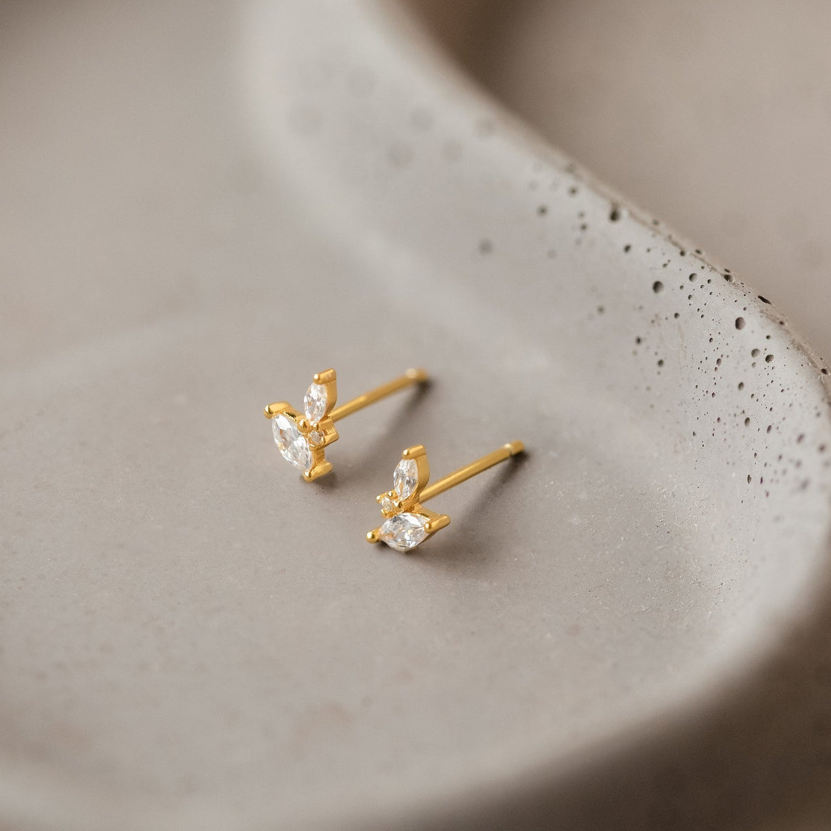 Flora marquise studs 5