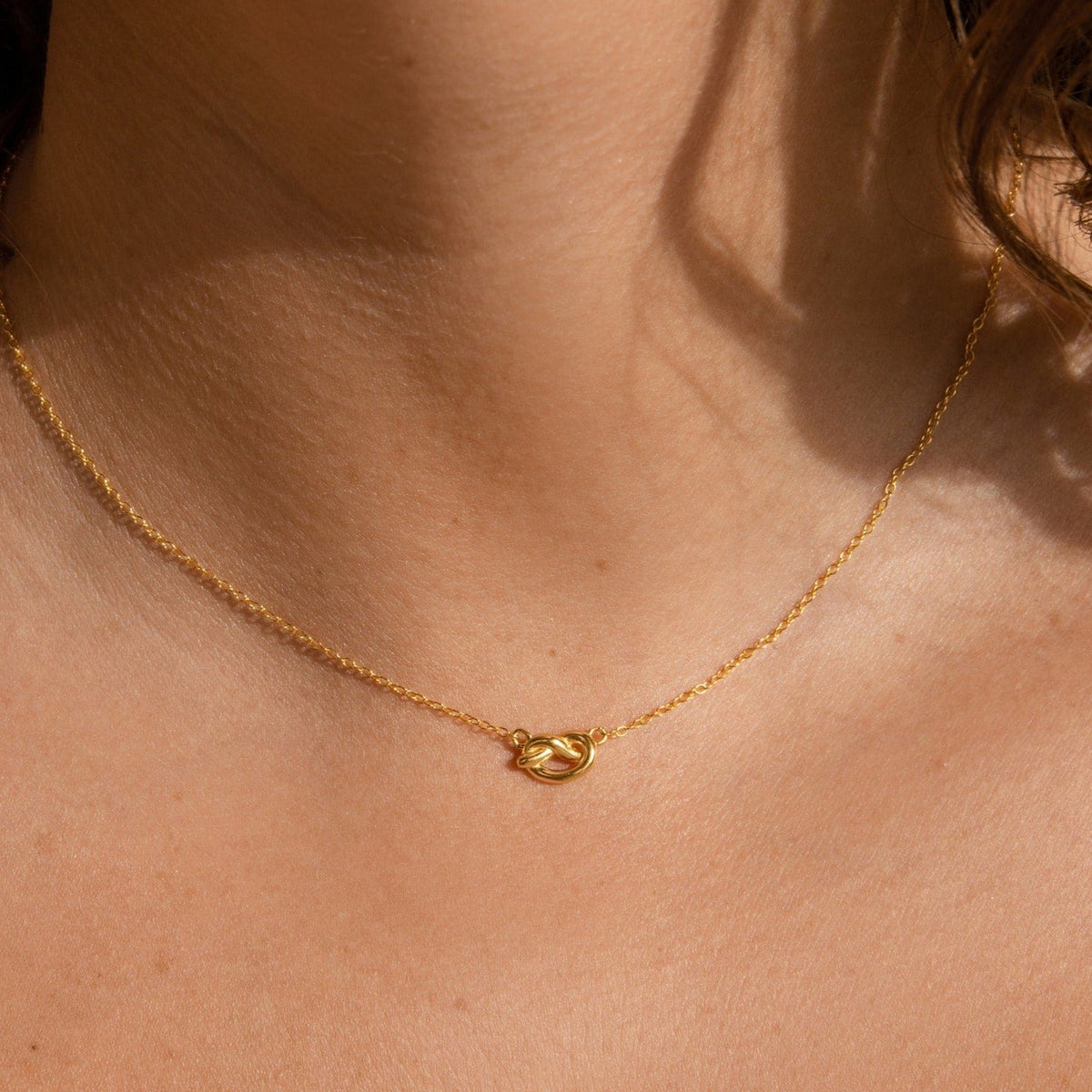 Love knot necklace