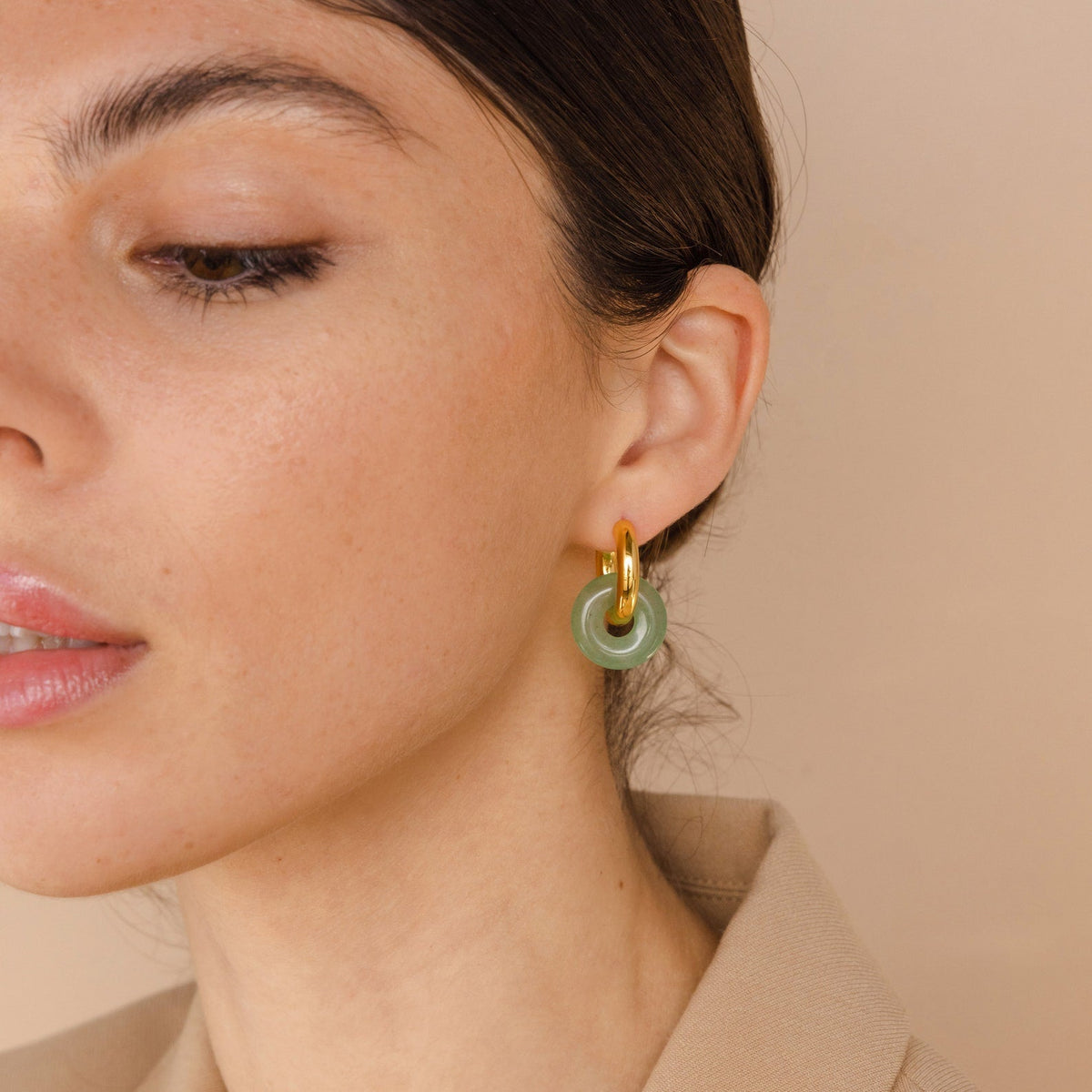 Clara jade duo hoops