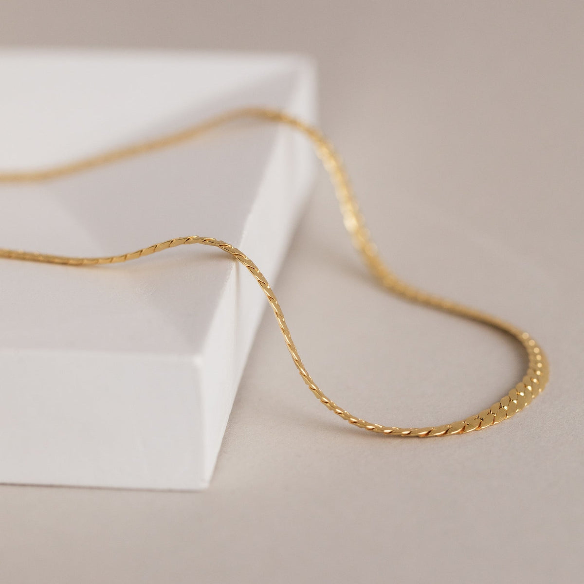 Men's snake chain necklace