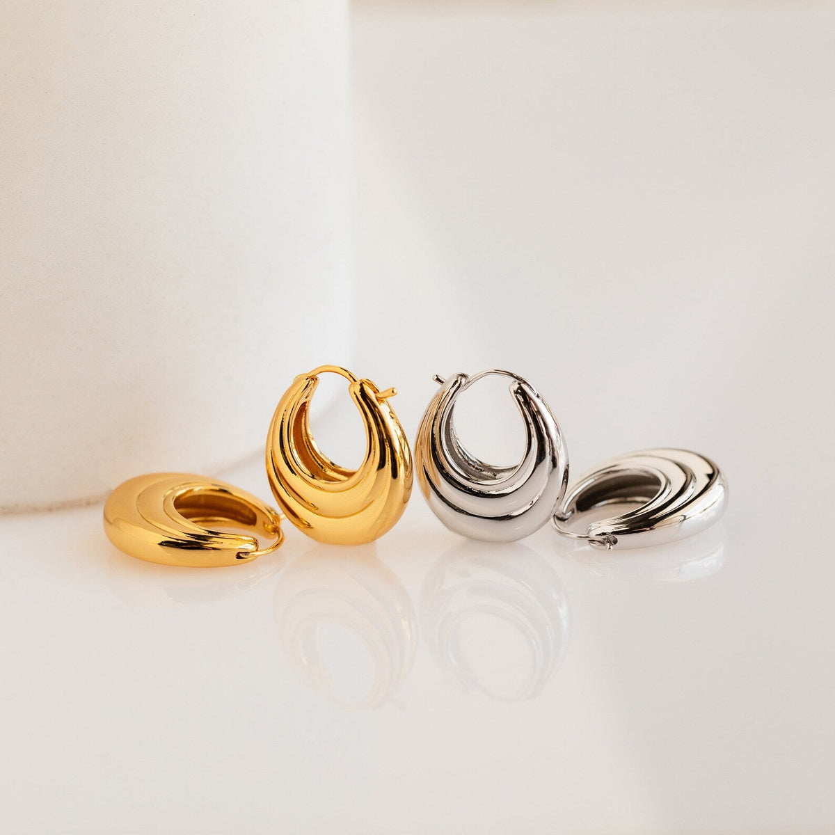 Katrina ribbed hoops