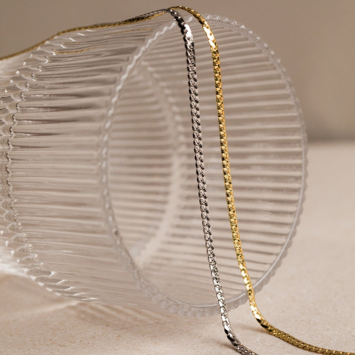 Men's snake chain necklace