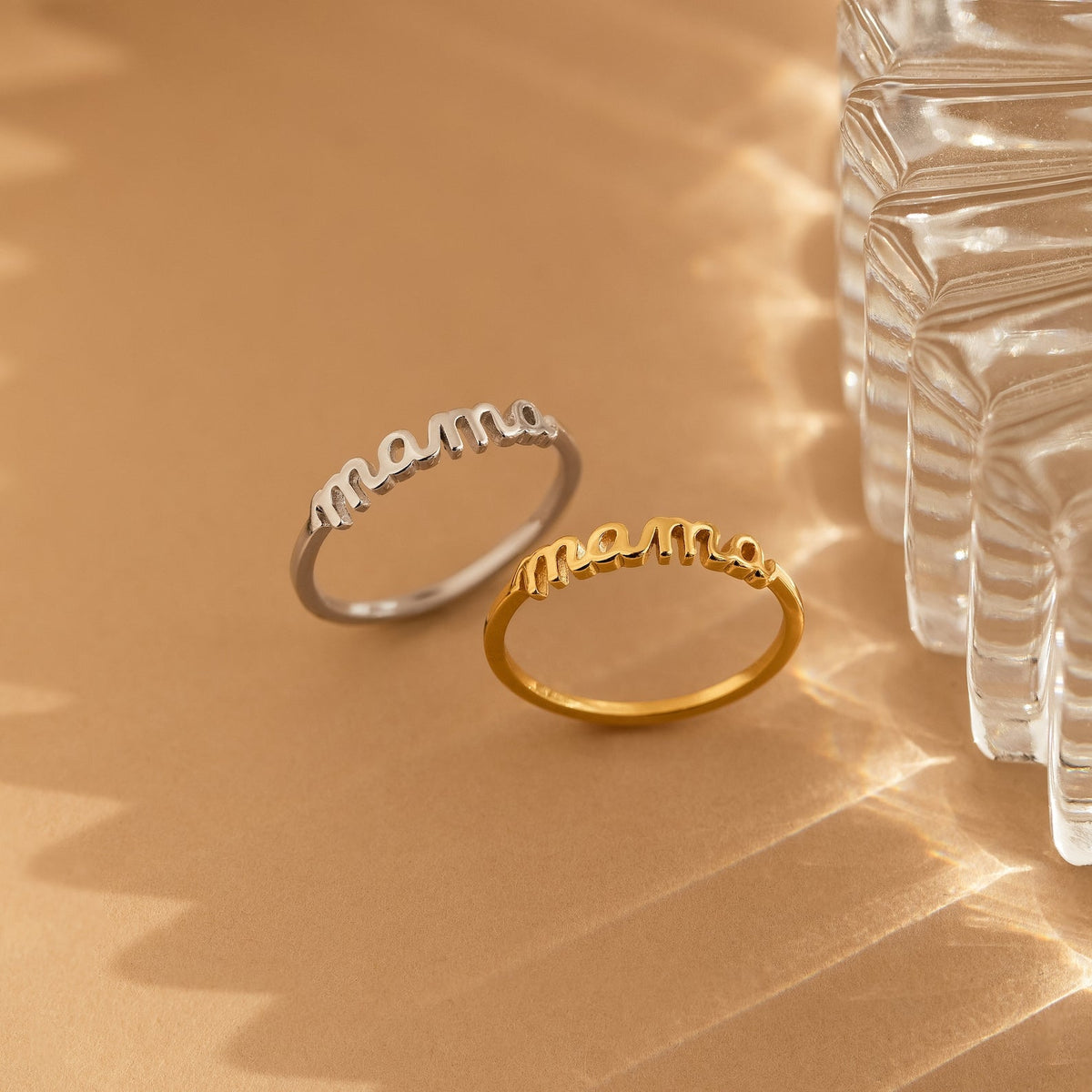 Dainty mama ring
