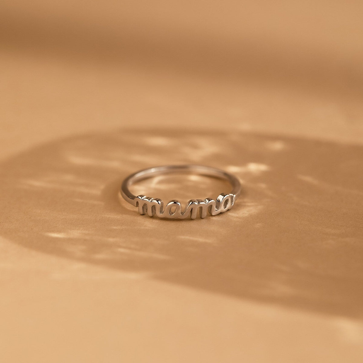 Dainty mama ring