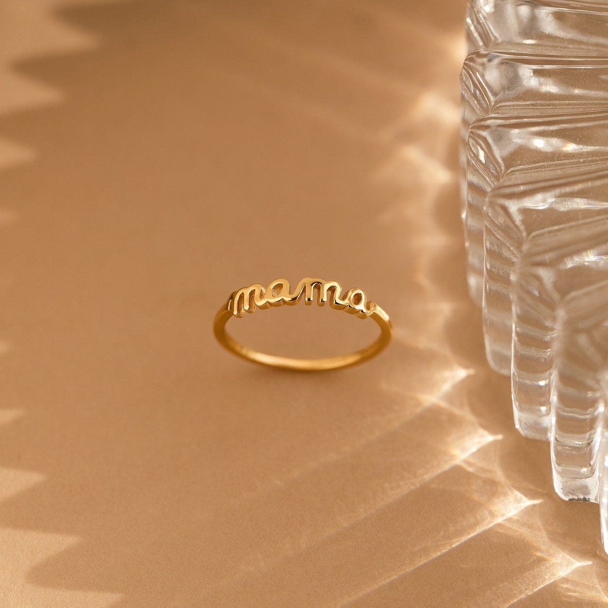 Dainty mama ring