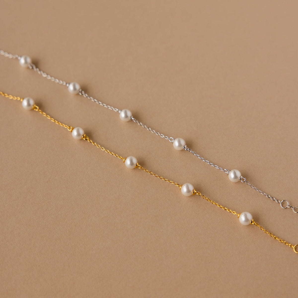 Pearl station bracelet