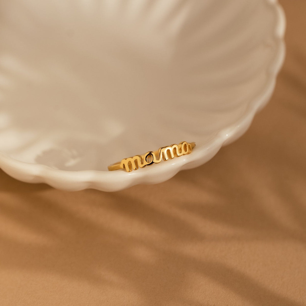 Dainty mama ring