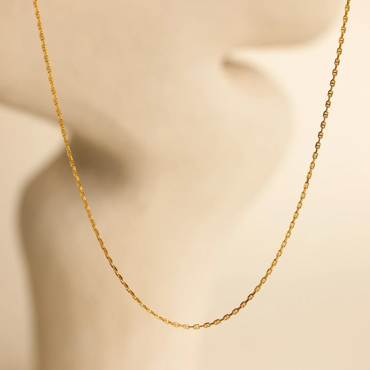 Skinny mariner chain necklace