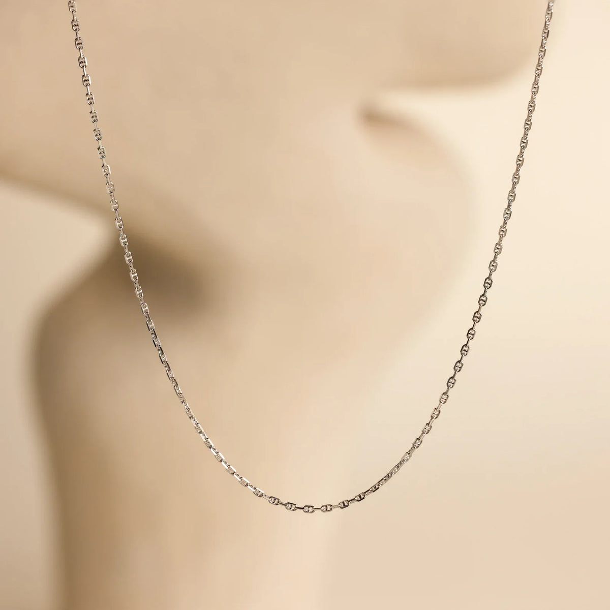 Skinny mariner chain necklace