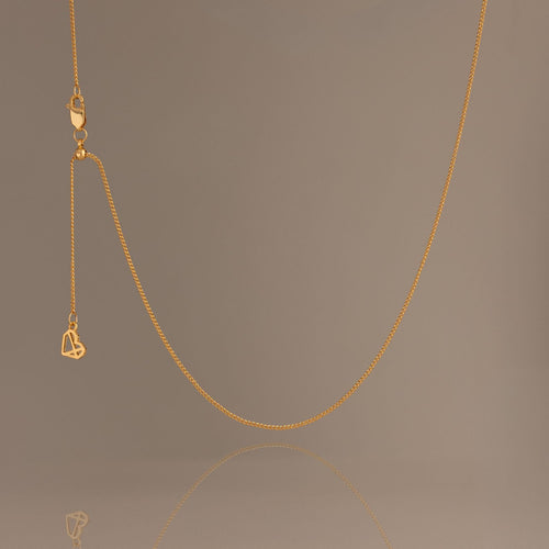 Adjustable chain necklace