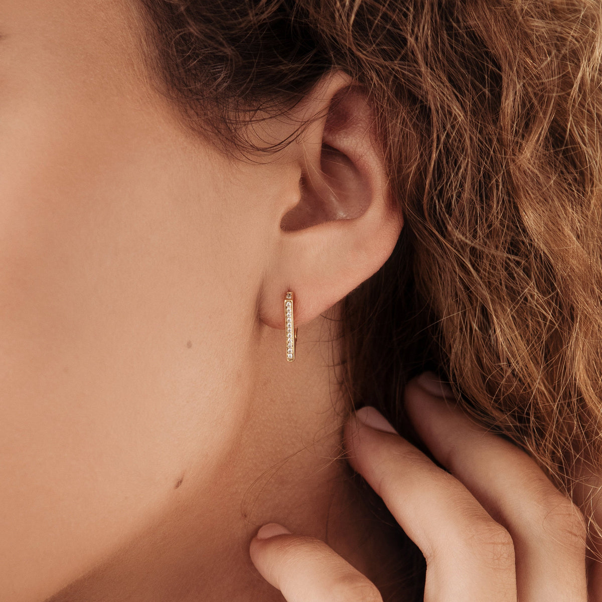 Ezra triangle earrings