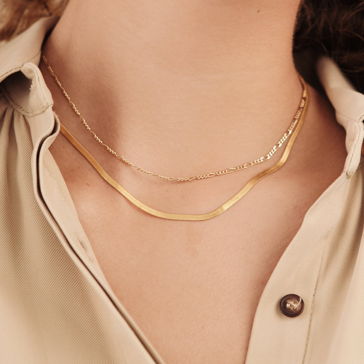 Herringbone necklace