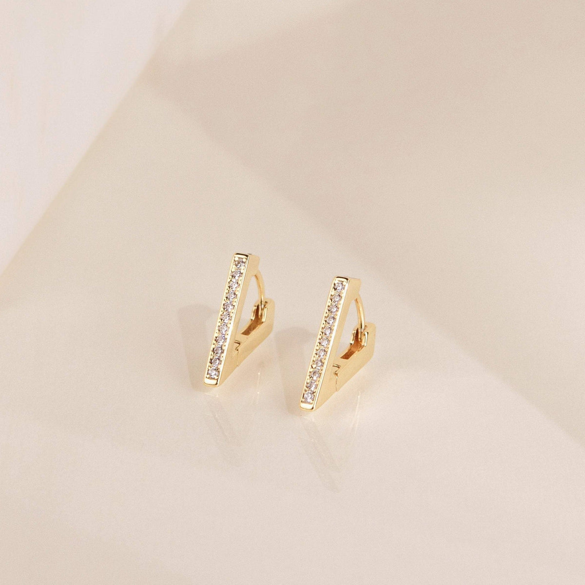 Ezra triangle earrings
