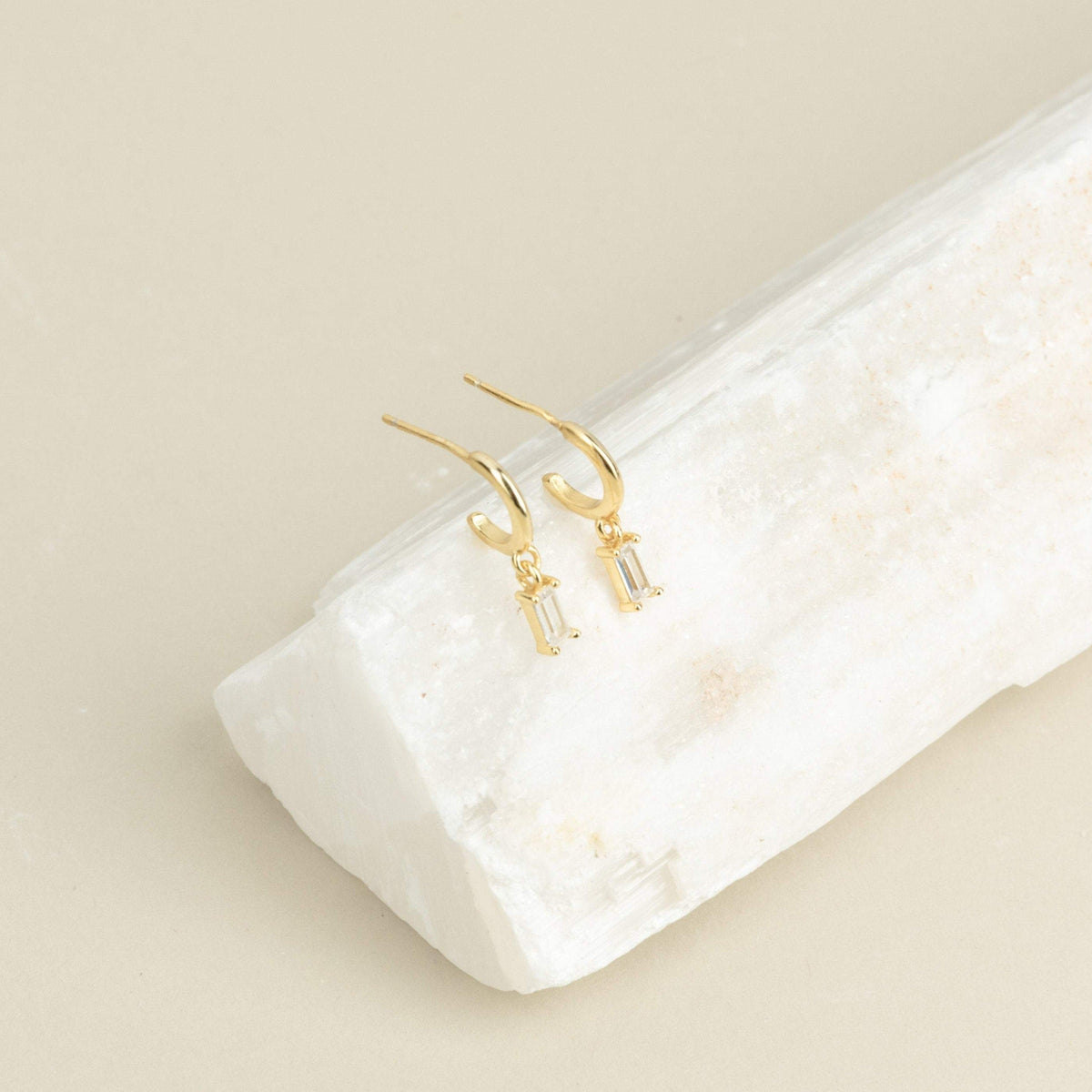 Lys baguette hoops