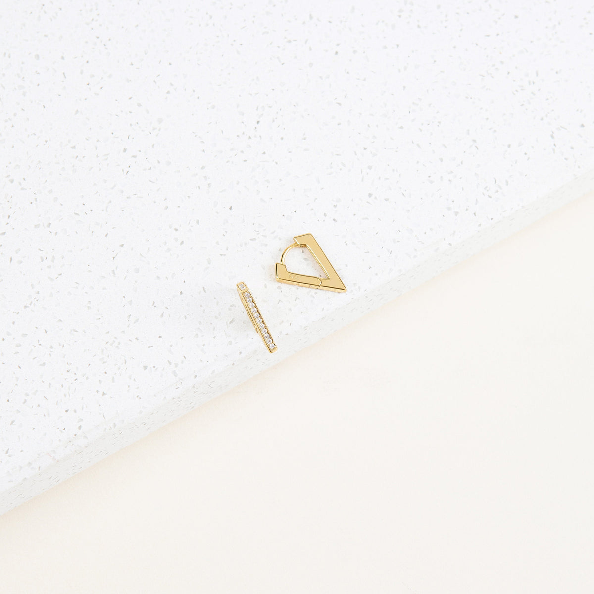 Ezra triangle earrings
