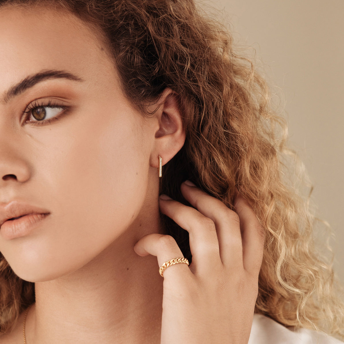 Ezra triangle earrings