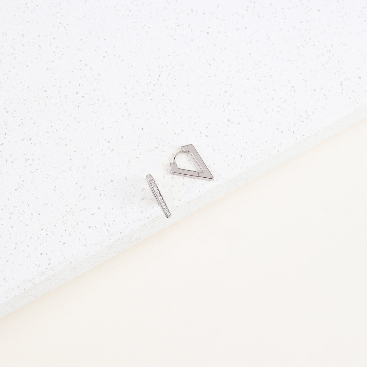 Ezra triangle earrings
