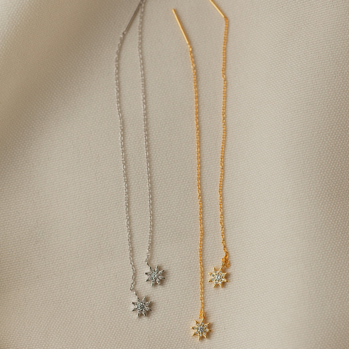 Lux threader earrings