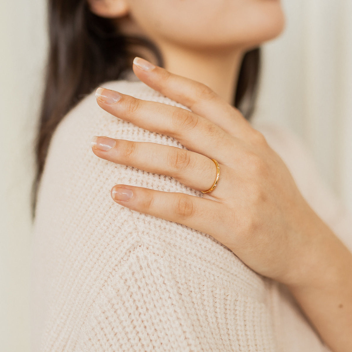 Sprinkle diamond ring