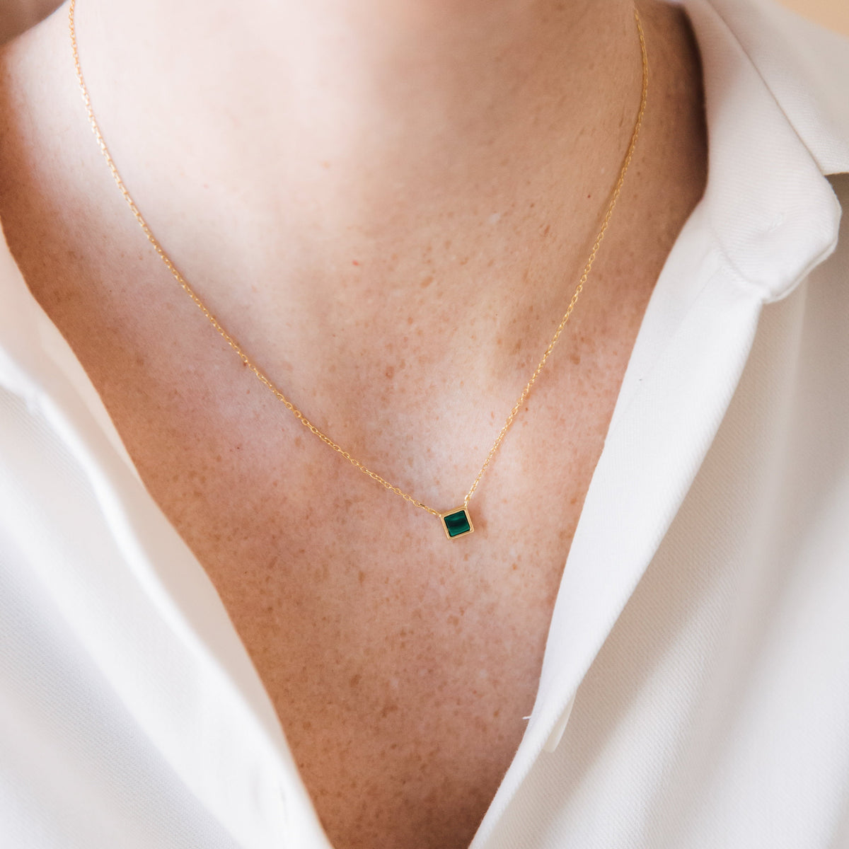 Malachite necklace