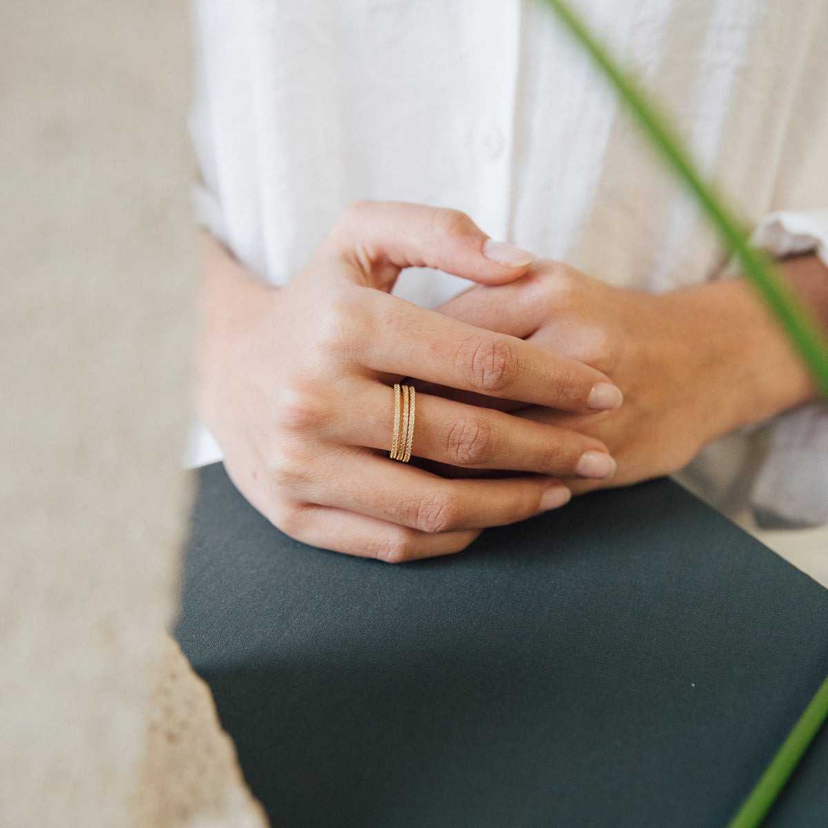 Dove eternity ring