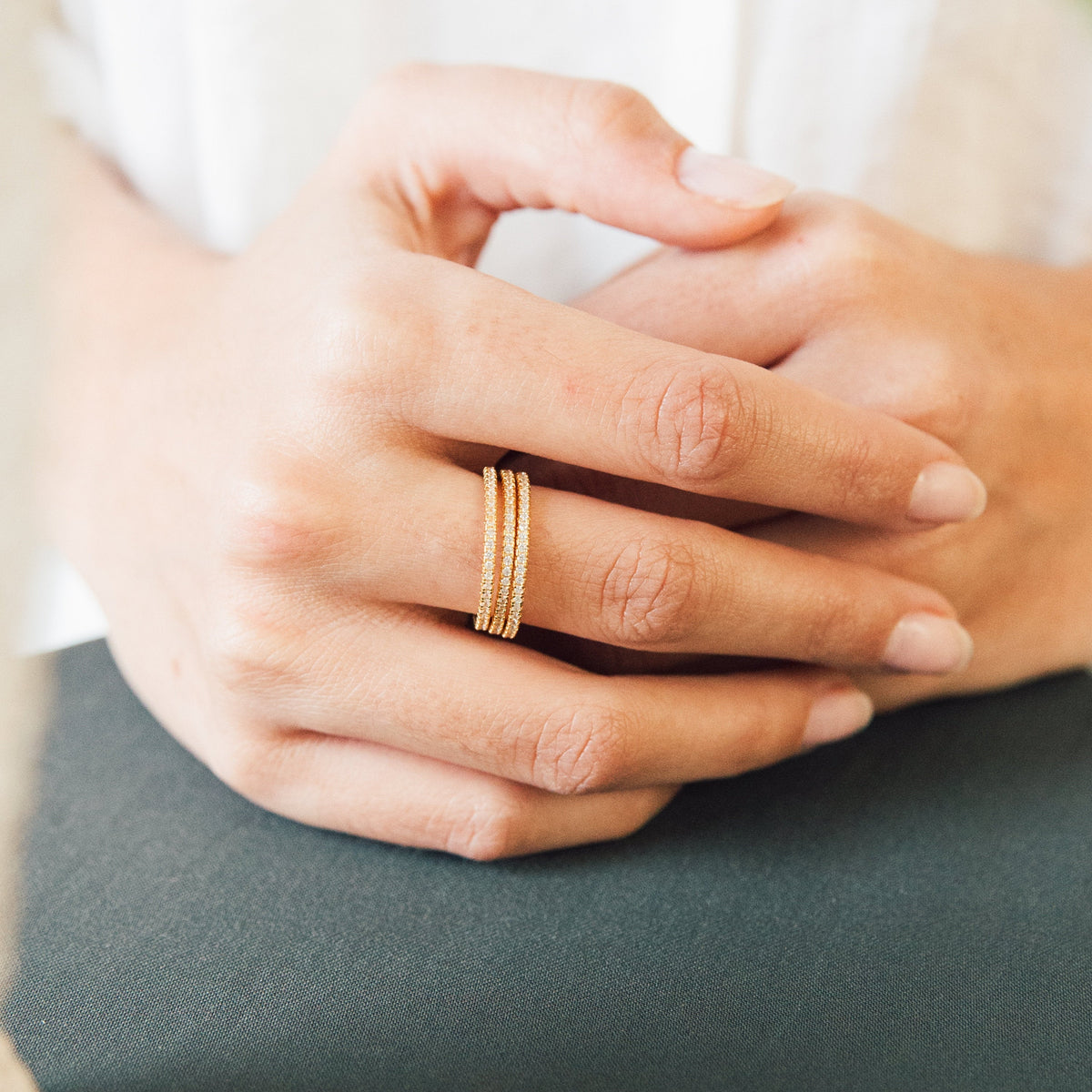Dove eternity ring