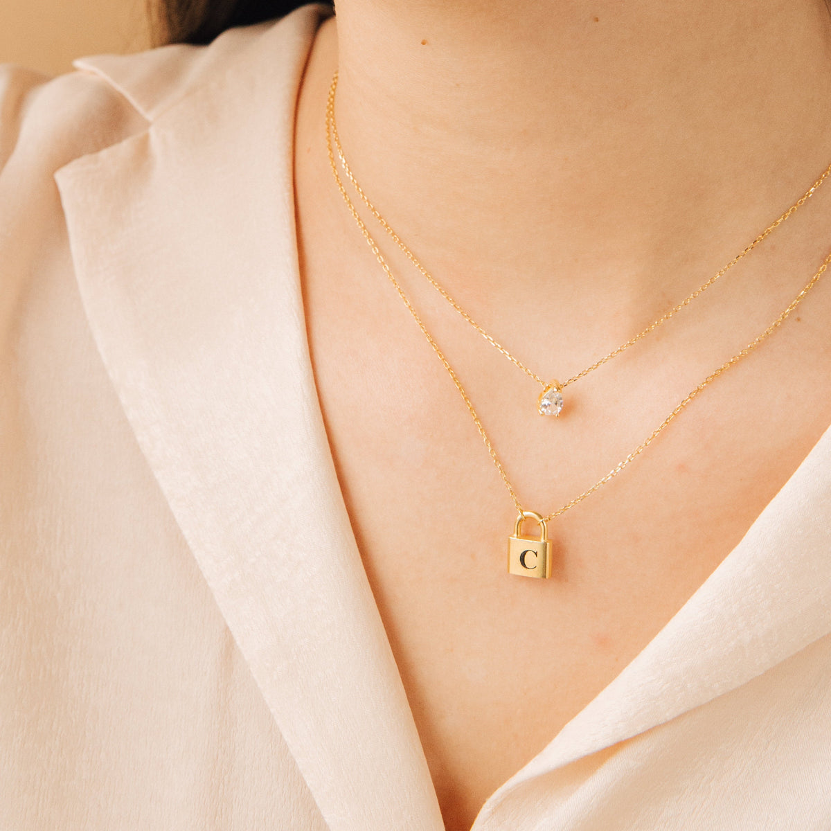 Rae diamond necklace