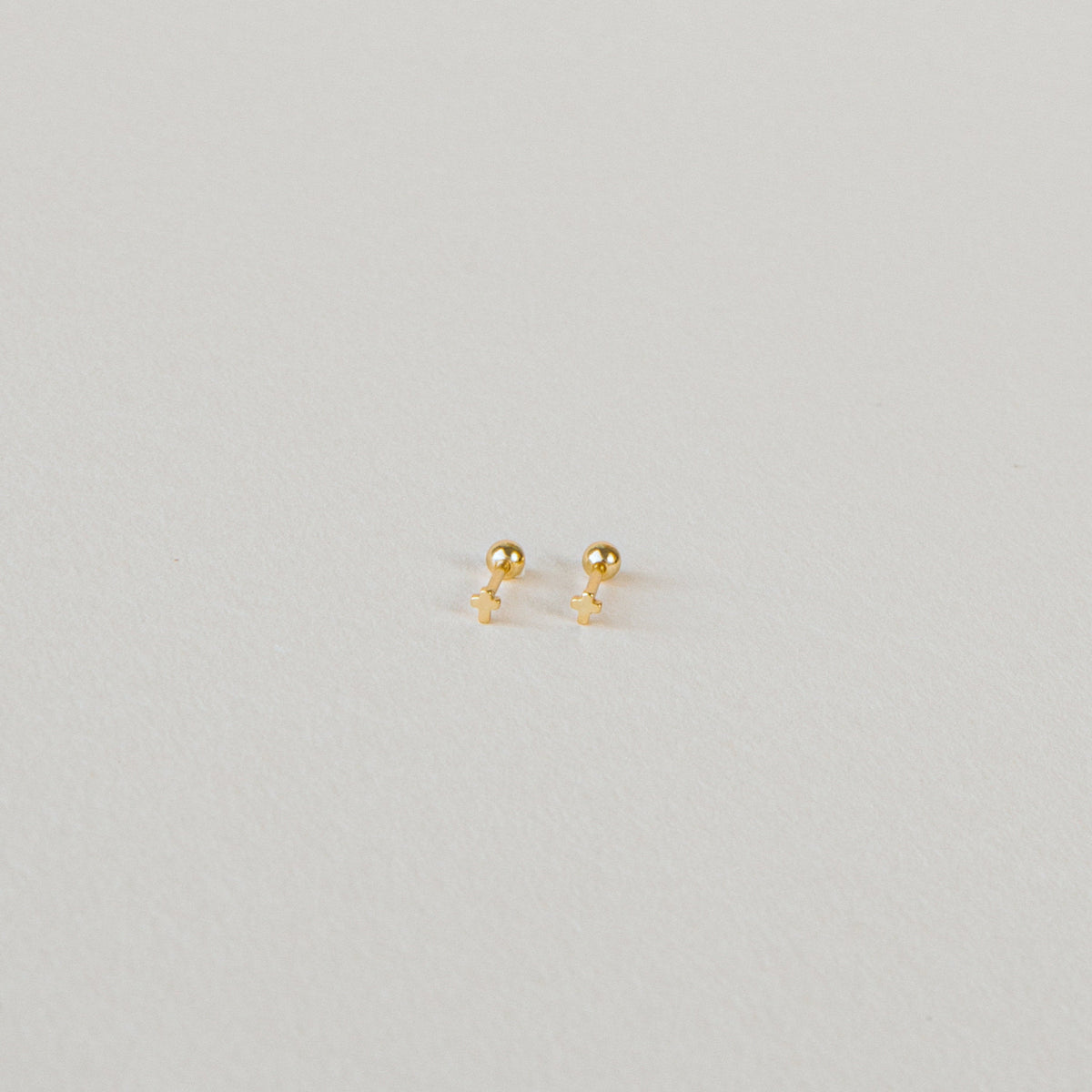 Tiny cross studs 1