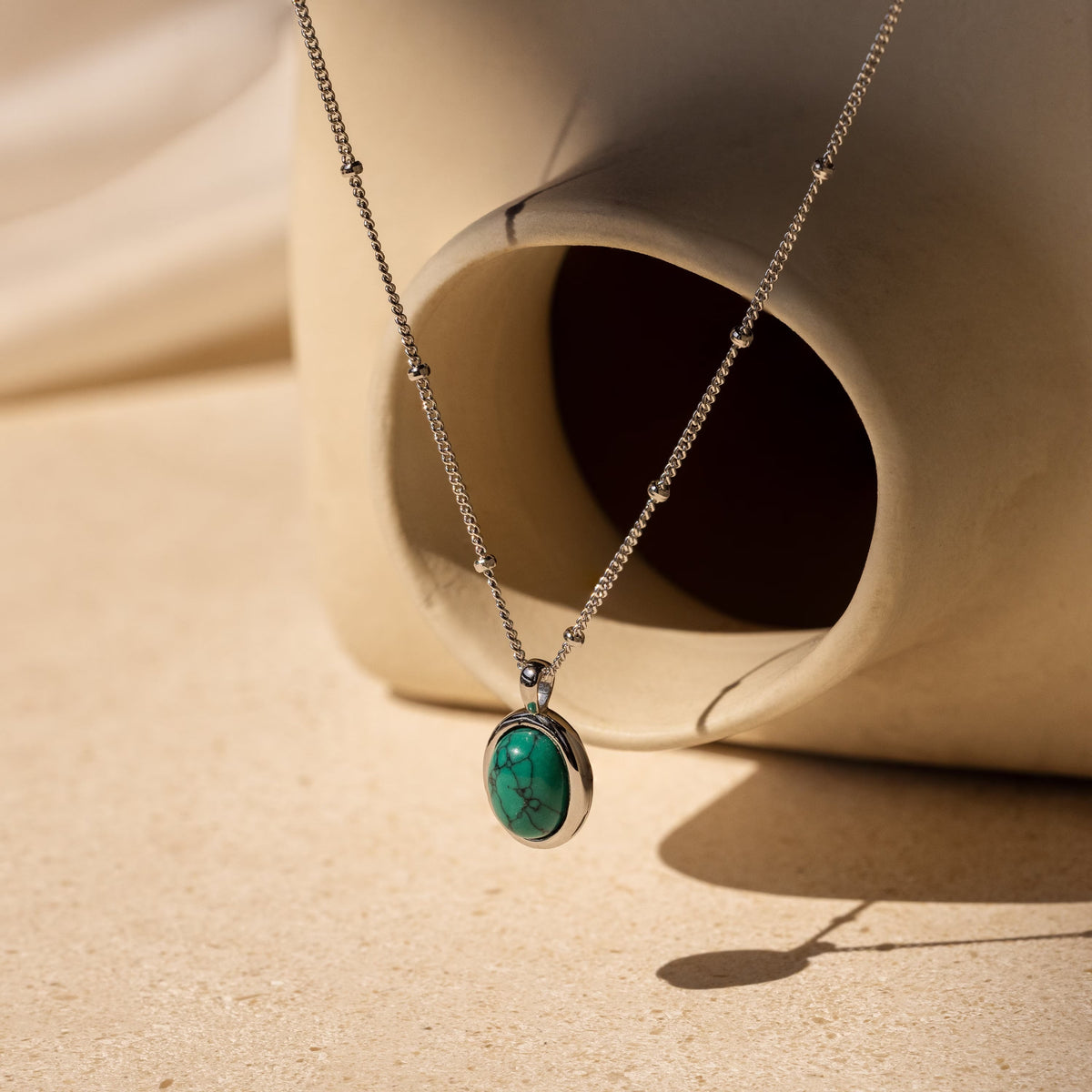 Turquoise pendant necklace