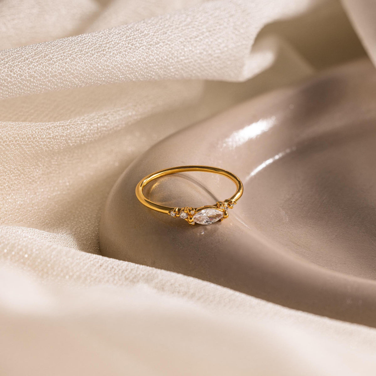 Marquise diamond ring
