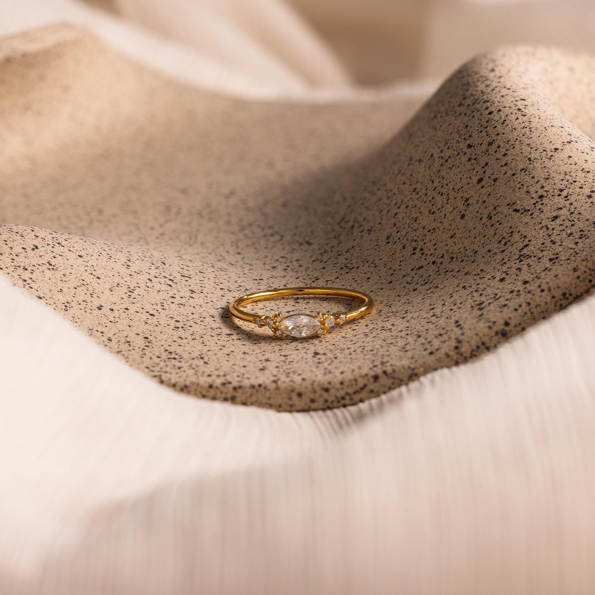 Marquise diamond ring