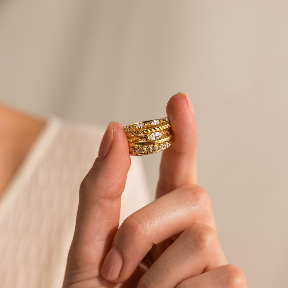 Marquise diamond ring